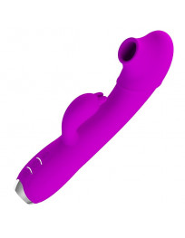 PRETTY LOVE - REGINA WIEDERAUFLADBARER VIBRATOR-SAUGGEL LILA
