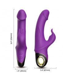 ARMONY - METEROR DILDO VIBRATOR RABBIT LILA