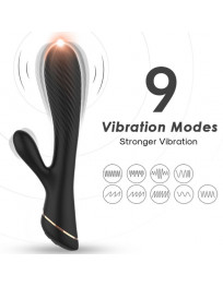 ARMONY - VIBRATOR KANINCHEN SILIKON SCHWARZ