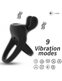 ARMONY - RINGVIBRATOR KANINCHEN SCHWARZ