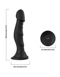 ARMONY - DILDO VIBRATOR and ANAL PLUG FERNBEDIENUNG SCHWARZ