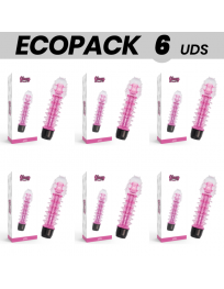 ECOPACK 6 EINHEITEN - GLOSSY AXELVIBRATOR ROSA
