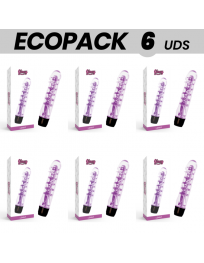 ECOPACK 6 EINHEITEN - GLOSSY LENNY VIBRATOR LILA