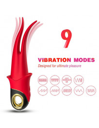 ARMONY - SHADOW VIBRATOR DOPPELKOPF TEASING ROT
