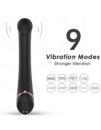 ARMONY - VIBRATOR FALTKOPF SILIKON SCHWARZ
