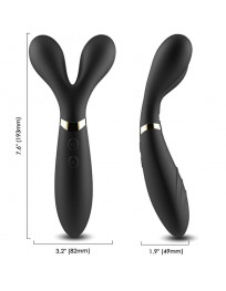 ARMONY - Y-WAND MASSAGER and VIBRATOR DOPPELKOPF SCHWARZ