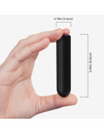 ARMONY - SPRENGKOPF-VIBRATOR-KUGEL SCHWARZ 2 CM x 8.8 CM