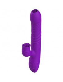 ARMONY - VOLLSTNDIGER G-PUNKT-KANINCHENVIBRATOR MIT STIMULIERENDEM ZUNGENVIOLETTEN WRMEEFFEKT