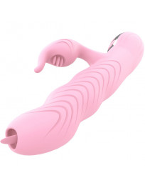 ARMONY - MARCIA-VIBRATOR and STOßENDER DOPPELZUNGE-WRMEEFFEKT ROSA
