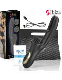 IBIZA - HI-TECH RABITT BRUSHING MEHRZELLEN-KLITORIAL- UND DOPPELWELLENVIBRATOR