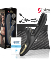 IBIZA - DOPPELVIBRATOR KLEMME SCHWARZ
