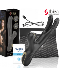 IBIZA - ZWEI DRACHEN DOPPELVIBRATOR SCHWARZ