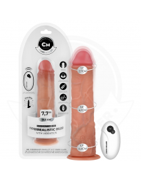 COCK MILLER - REALISTISCHER DILDO MIT SAUGNÄPFEN UND FERNBEDIENUNG UND VIBRATION 19,5 CM