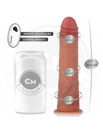 COCK MILLER - HYPERREALISTISCHER DILDO MIT SAUGNÄPFEN UND STOSSFUNKTION MIT FERNBEDIENUNG 19,5 CM