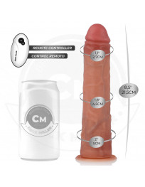 COCK MILLER - HYPERREALISTISCHER DILDO MIT SAUGNÄPFEN UND STOSSFUNKTION MIT FERNBEDIENUNG 21,5 CM