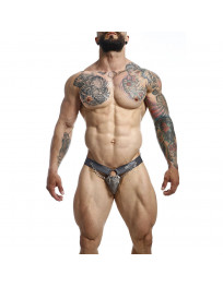 MOB - DNGEON SNAP JOCKSTRAP GRAU EINE GRÖSSE