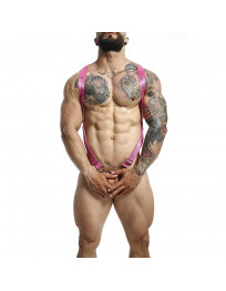 MOB - DNGEON CROSS BACK HARNESS ROSA EINE GRÖSSE