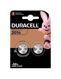 DURACELL - KNOPFBATTERIE LITIO CR2016 3V 2 EINHEIT