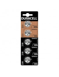 DURACELL - KNOPFBATTERIE LITIO CR2016 3V 5 EINHEIT