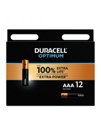 DURACELL - OPTIMUM 200 ALKALINE BATTERIE AAA LR03 12 EINHEIT