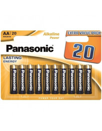 PANASONIC - ALKALINE-BATTERIE AA LR6, BRONZE, BLISTERPACKUNG MIT 20 STÜCK