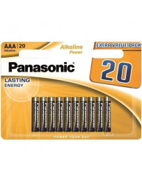 PANASONIC - ALKALINE-BATTERIE AAA LR03, BRONZE, BLISTERPACKUNG MIT 20 STÜCK