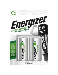 ENERGIZER - POWER PLUS WIEDERAUFLADBARE BATTERIE HR14 C 2500 mAh 2 EINHEIT