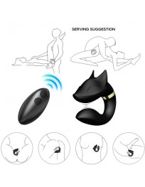 ARMONY - FOX VIBRATOR FÜR PAARE MIT FERNBEDIENUNG SCHWARZ