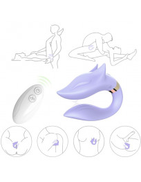ARMONY - FOX VIBRATOR FÜR PAARE, FERNBEDIENUNG, LILA